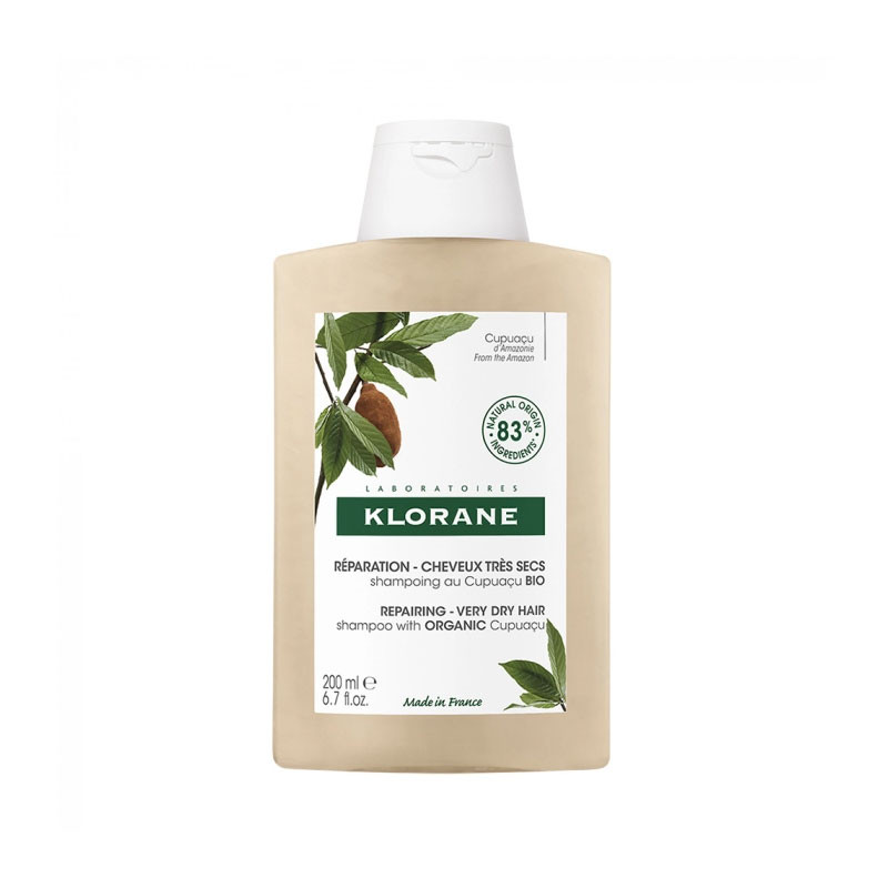 CUPUAÇU BIO SHAMPOOING CHEVEUX TRES SECS 200ML KLORANE CUPUAÇU BIO SHAMPOOING CHEVEUX TRES SECS 200ML KLORANE