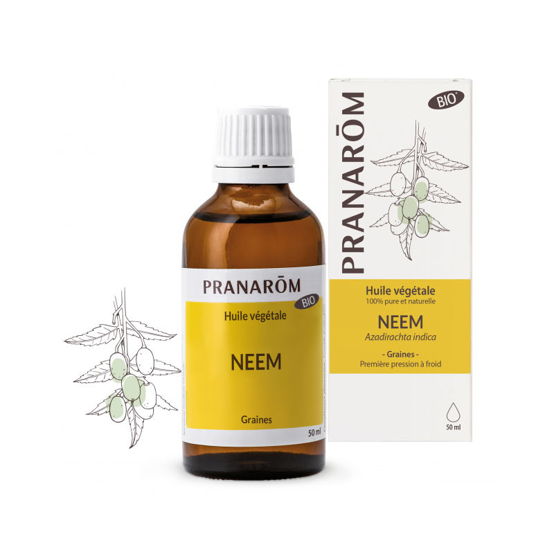 NEEM HUILE VEGETALE BIO 50ML PRANAROM