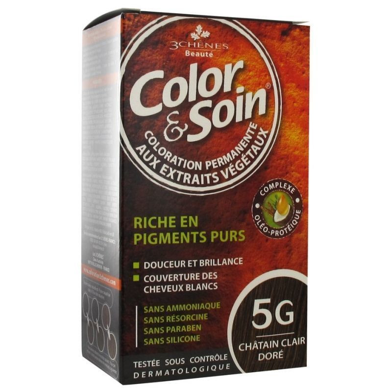 COLOR & SOIN CHATAIN CLAIR DORE LES 3 CHENES 5G