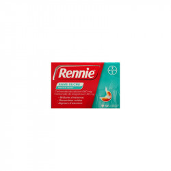 RENNIE MENTHE VERTE SANS SUCRE 96 COMPRIMES BAYER