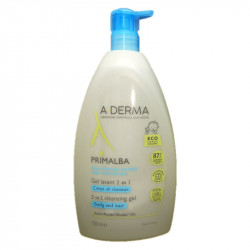 PRIMALBA GEL LAVANT 2 en 1 Corps & Cheveux A-DERMA 750 ML