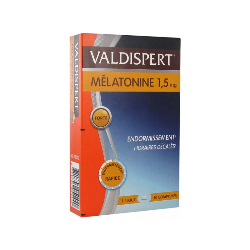 VALDISPERT MELATONINE 1.5mg NUIT AGITEE 50 COMPRIMES