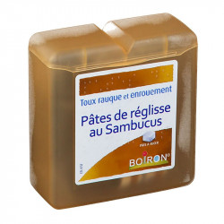 PÂTE DE REGLISSE AU SAMBUCUS 70G HOMÉOPATHIE BOIRON