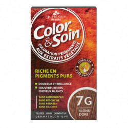 COLOR ET SOIN COLORATION PERMANENTE 7G BLOND DORE