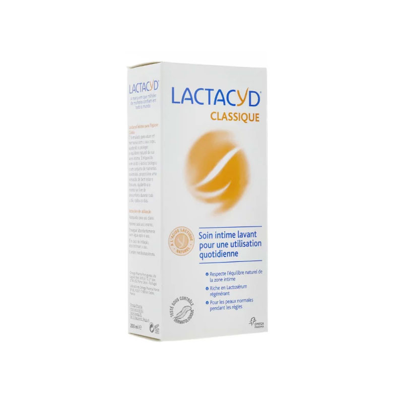 LACTACYD CLASSIQUE SOIN INTIME LAVANT DOUX QUOTIDIEN 200ML PERRIGO LACTACYD CLASSIQUE SOIN INTIME LAVANT DOUX QUOTIDIEN 200ML PERRIGO