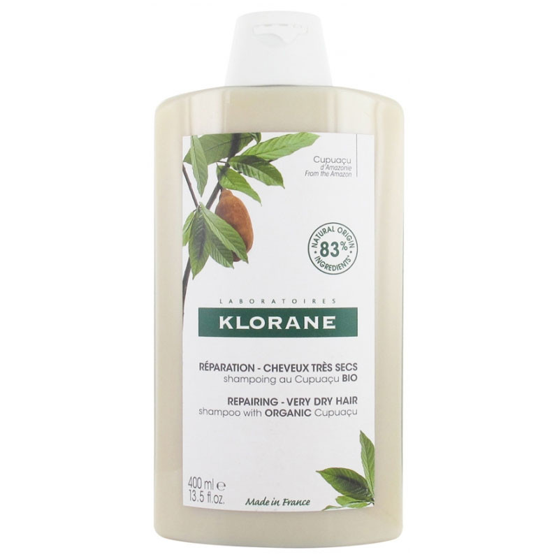 CUPUAÇU BIO SHAMPOOING CHEVEUX TRES SECS 400ML KLORANE