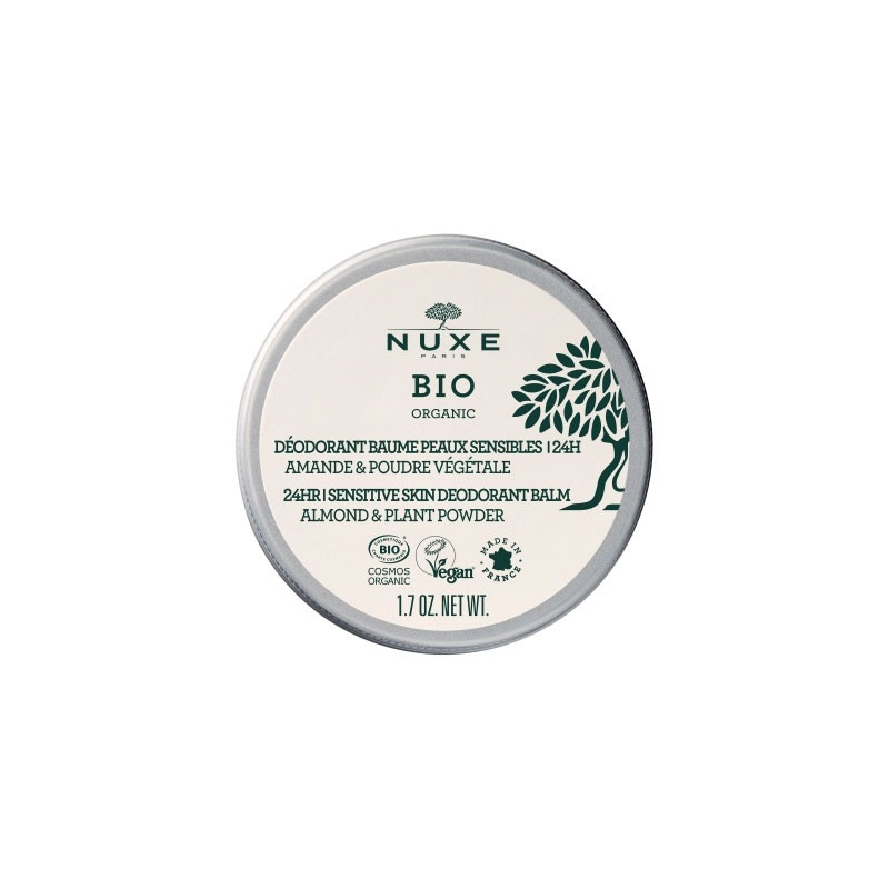 NUXE BIO ORGANIC DEODORANT BAUME PEAUX SENSIBLES 24H 50 G