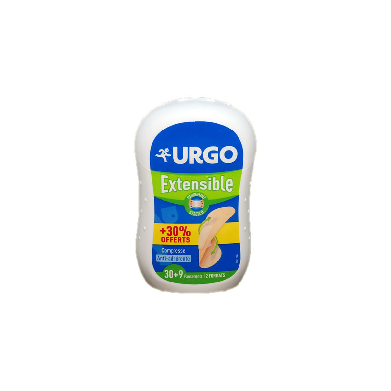 URGO EXTENSIBLE 30 + 9 PANSEMENTS URGO