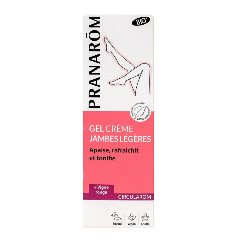 CIRCULAROM GEL CREME JAMBES LEGERES BIO 100ML PRANAROM