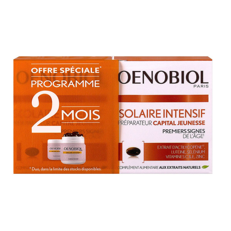 SOLAIRE INTENSIF PREPARATEUR CAPITAL JEUNESSE 2X30 CAPS OENOBIOL