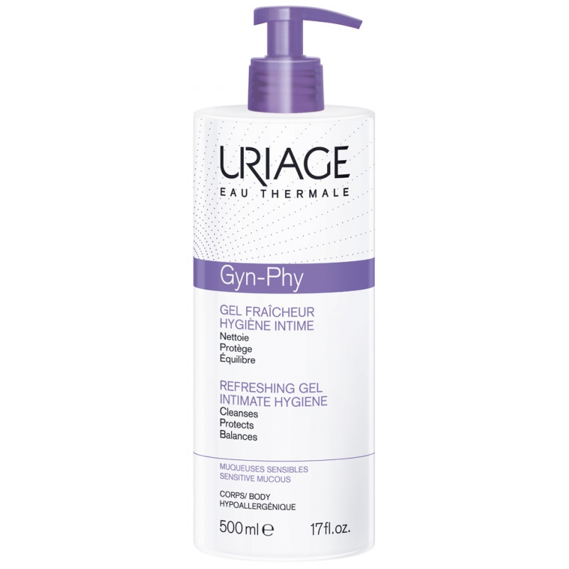 GYN-PHY GEL FRAÎCHEUR HYGIENE INTIME 500ML URIAGE GYN-PHY GEL FRAÎCHEUR HYGIENE INTIME 500ML URIAGE