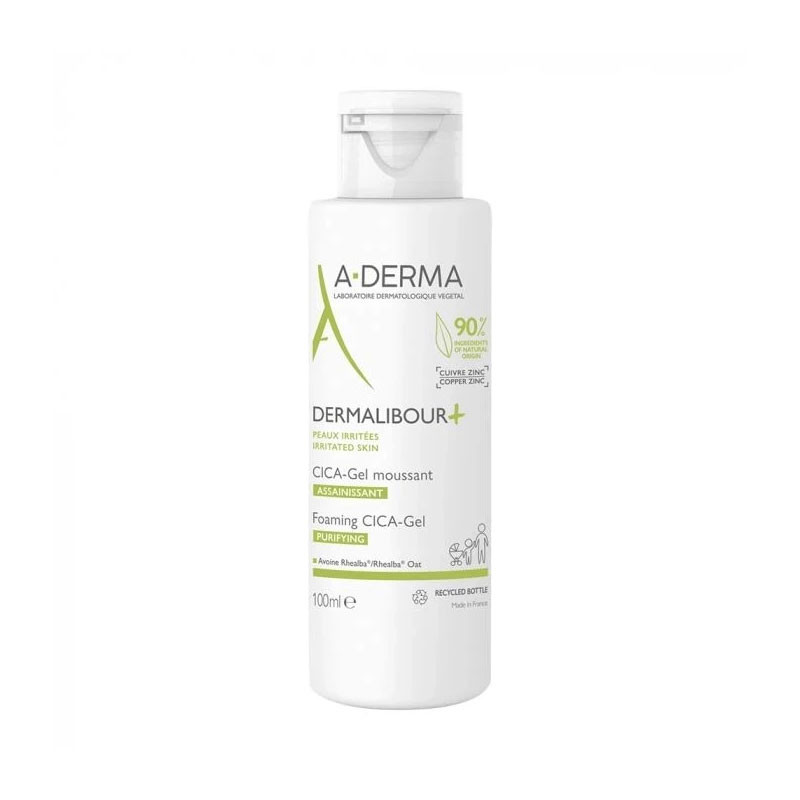 DERMALIBOUR+ CICA-GEL MOUSSANT ASSAINISSANT 100ML A-DERMA