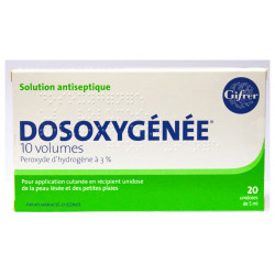 DOSOXYGÉNÉE SOLUTION ANTISEPTIQUE 20 X 5ML GIFRER