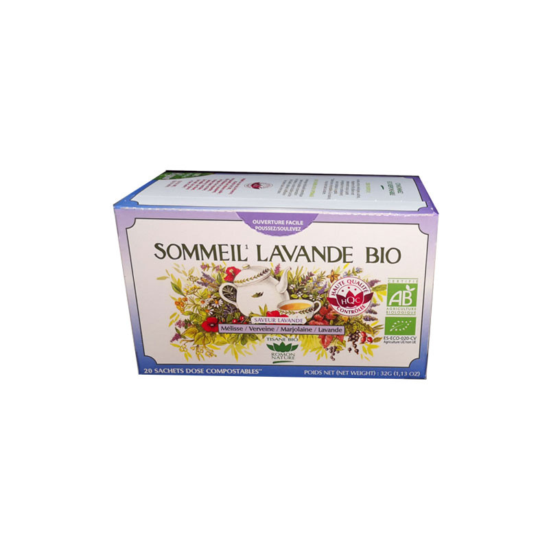 TISANE SOMMEIL BIO LAVANDE 20 SACHETS ROMON NATURE