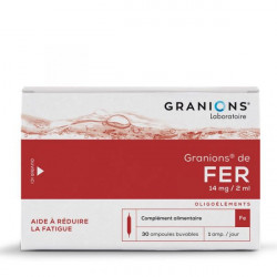 GRANIONS DE FER 30 AMPOULES