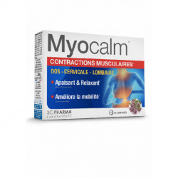 MYOCALM CONTRACTIONS MUSCULAIRES 30 COMPRIMES 3C PHARMA