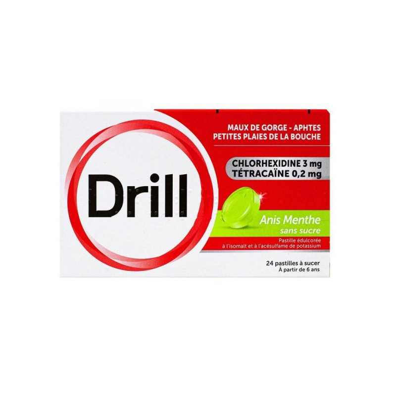 Drill Pastilles Mal de Gorge