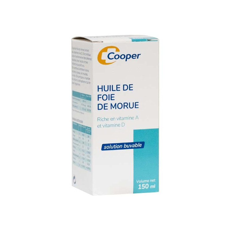 HUILE DE FOIE DE MORUE 150ML COOPER