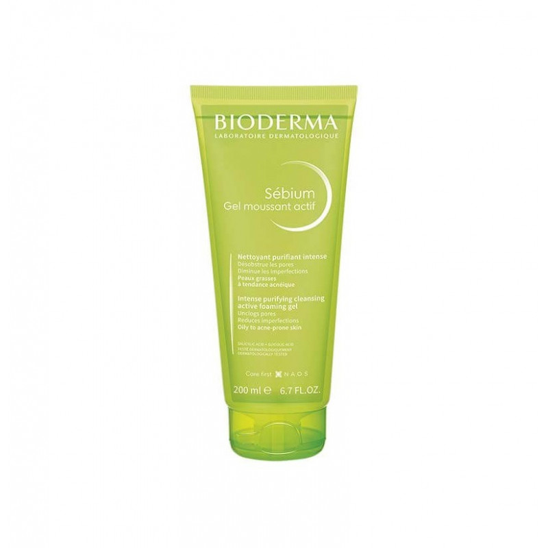 SEBIUM GEL MOUSSANT ACTIF 200ML BIODERMA