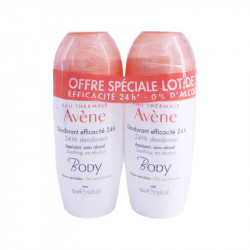 AVENE BODY DEODORANT 24H LOT DE 2 X  50ML AVENE