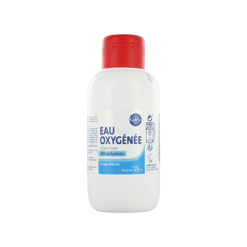 EAU OXYGENEE 30 VOLUMES 125ML GIFRER EAU OXYGENEE 30 VOLUMES 125ML GIFRER