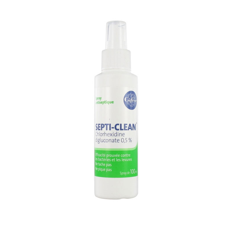 SEPTICLEAN SPRAY ANTISEPTIQUE 100ML GIFRER SEPTICLEAN SPRAY ANTISEPTIQUE 100ML GIFRER