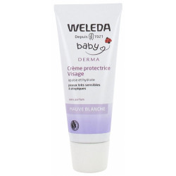 BEBE DERMA CREME PROTECTRICE VISAGE  MAUVE BLANCHE 50ML WELEDA