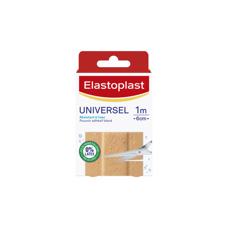 PANSEMENTS UNIVERSAL 1m x 6cm ELASTOPLAST