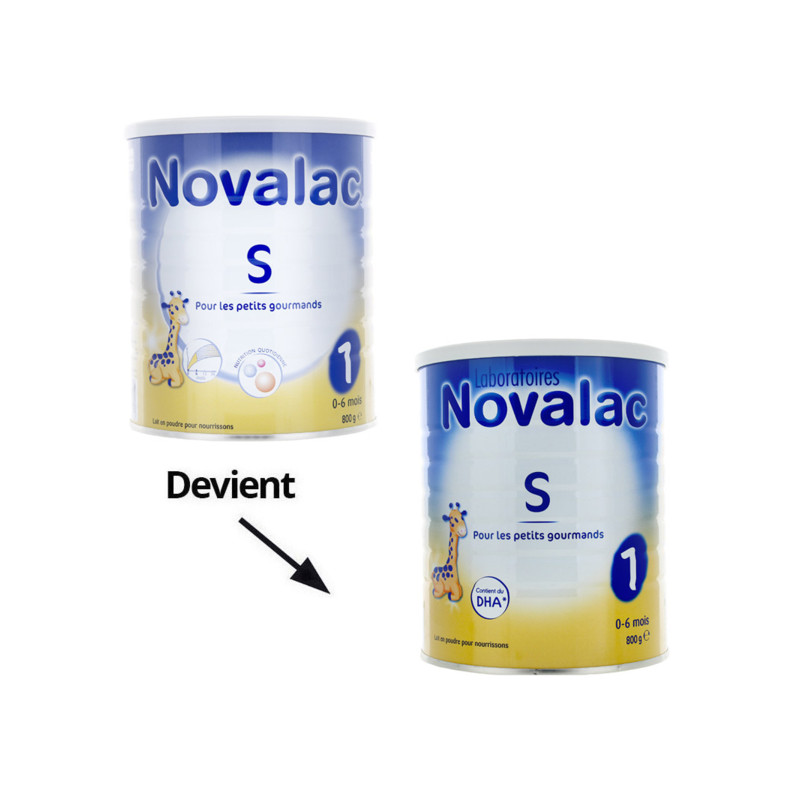 NOVALAC S  - 1 LAIT EN POUDRE  0-6 MOIS 800G