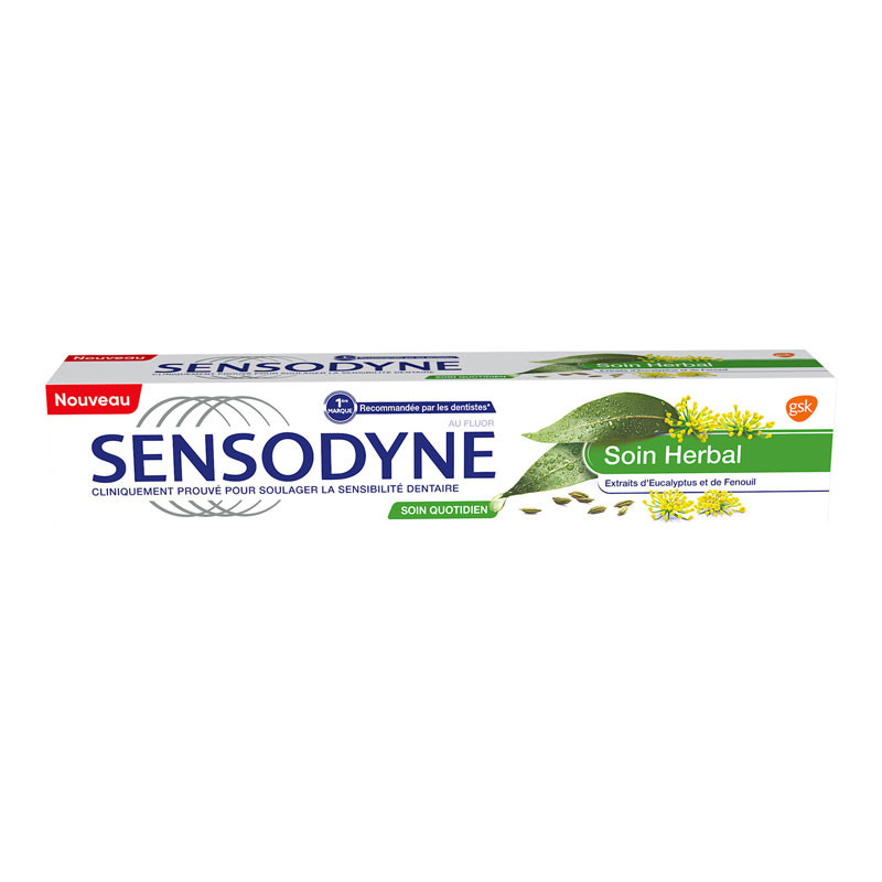 DENTIFRICE SOIN HERBAL 75ML SENSODYNE