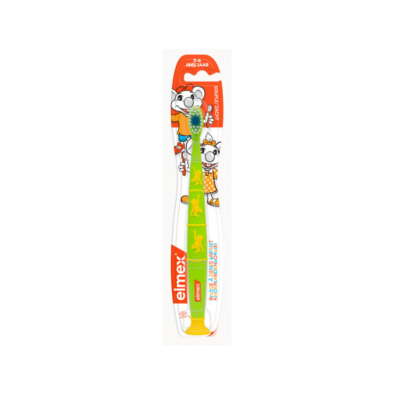 BROSSE A DENTS ENFANT 3 - 6 ANS SOUPLE ELMEX