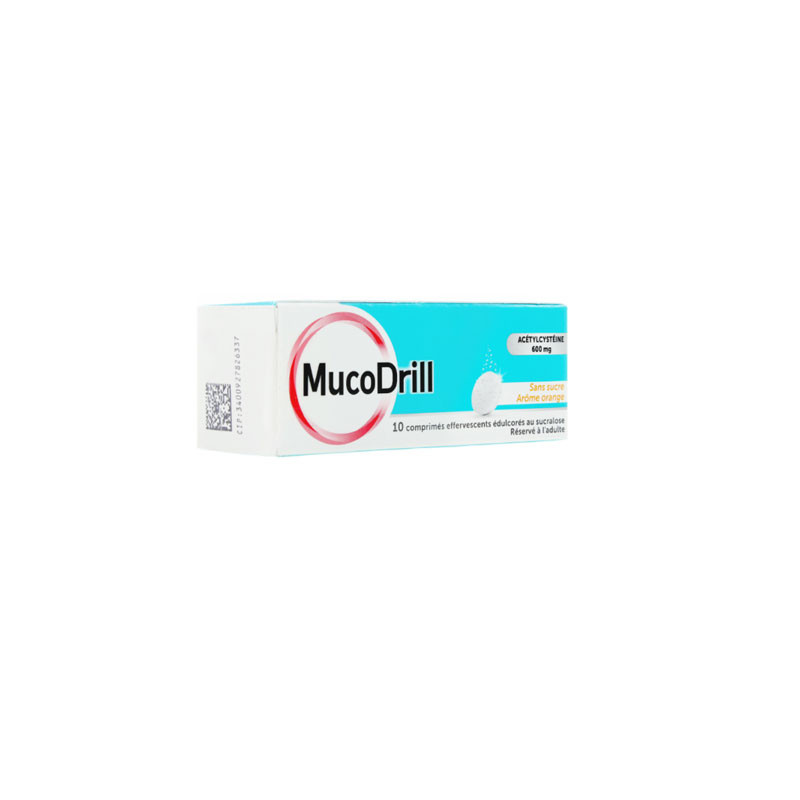 MUCODRILL 600mg AROME ORANGE 10 COMPRIMES EFFERVESCENTS PIERRE FABRE HEALTHCARE MUCODRILL 600mg AROME ORANGE 10 COMPRIMES EFFERVESCENTS PIERRE FABRE HEALTHCARE