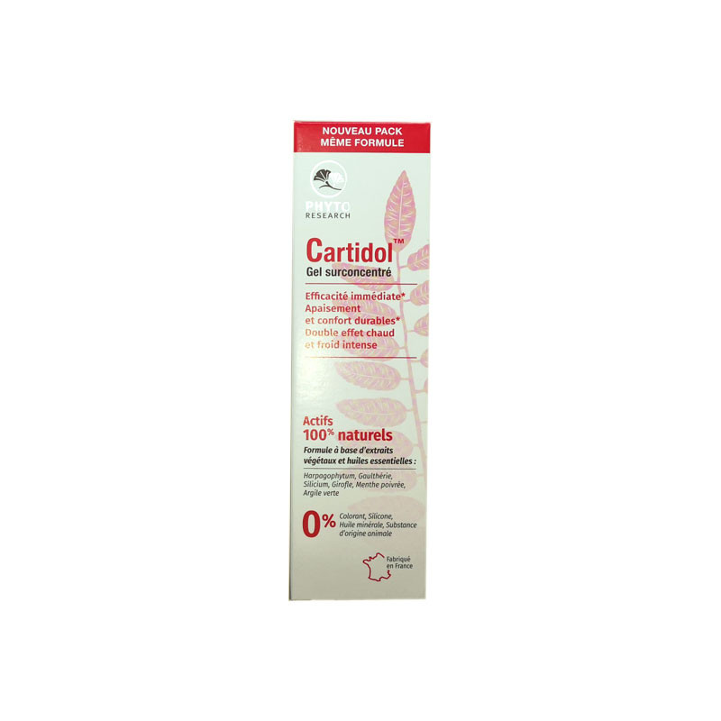 CARTIDOL GEL SURCONCENTRÉ 120ML PHYTO RESEARCH