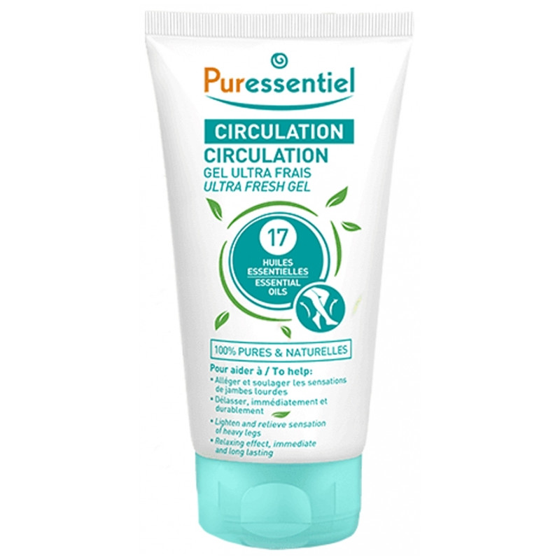 CIRCULATION GEL ULTRA FRAIS 17 HUILES ESSENTIELLES125ML PURESSENTIEL