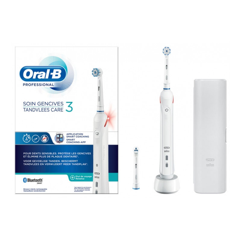 BROSSE A DENTS ELECTRIQUE RECHARGEABLE SOIN GENCIVES 3 ORAL B