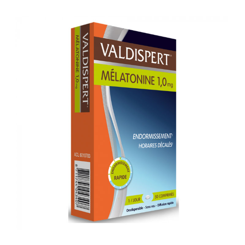 VALDISPERT MELATONINE 1mg 50 COMPRIMES