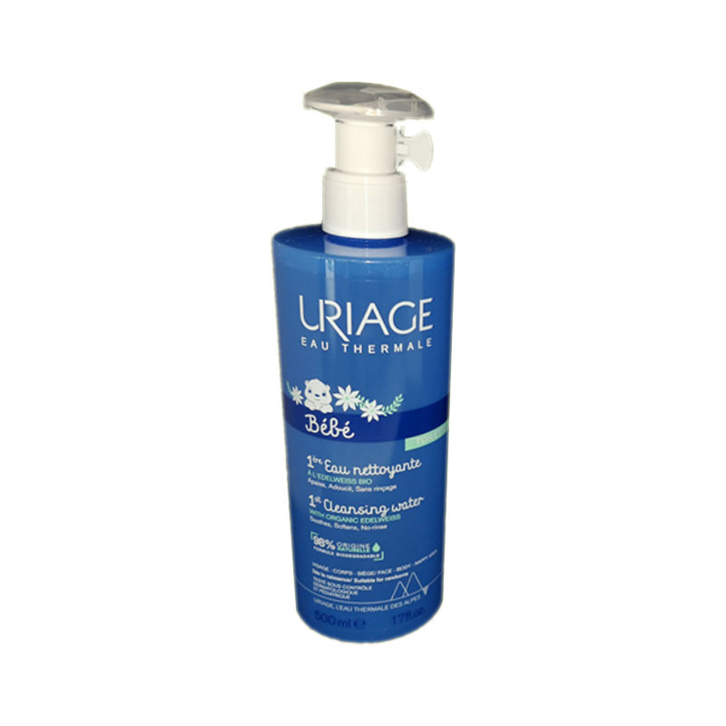 URIAGE BEBE 1ere EAU NETTOYANTE EDELWEISS BIO 500ML