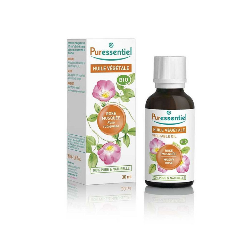 HUILE VEGETALE ROSE MUSQUEE BIO 50ML PURESSENTIEL HUILE VEGETALE ROSE MUSQUEE BIO 50ML PURESSENTIEL
