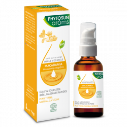 HUILE VEGETALE MACADAMIA BIO 50ML PHYTOSUN AROMS