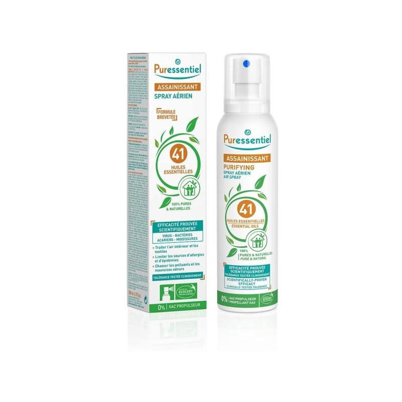 SPRAY ASSAINISSANT AUX 41 HUILES ESSENTIELLES 200ML PURESSENTIEL