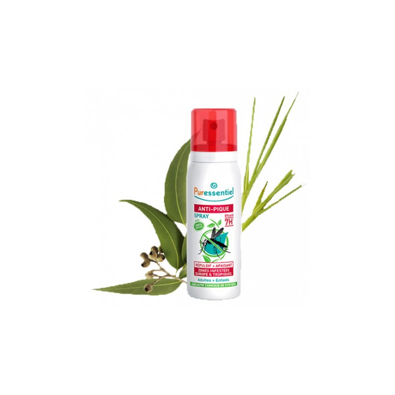 SPRAY ANTI-PIQUE REPULSIF+APAISANT 75ML PURESSENTIEL