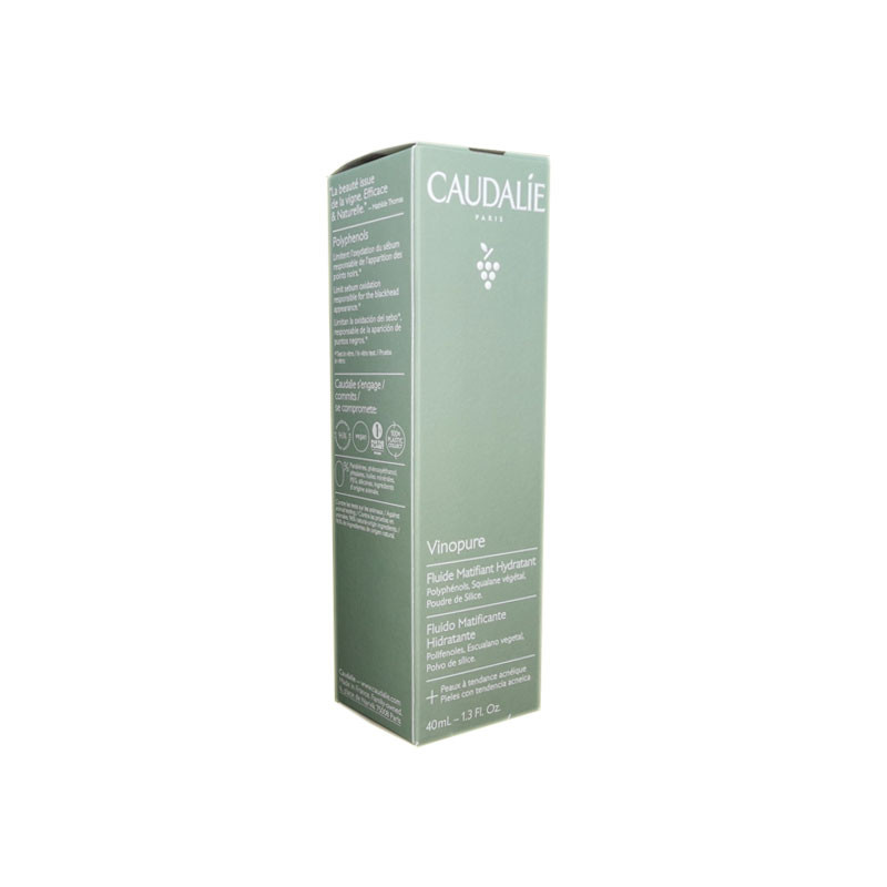 VINOPURE FLUIDE MATIFIANT HYDRATANT 40ML CAUDALIE