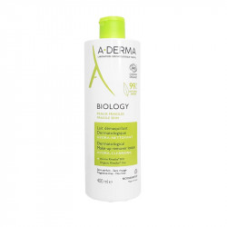 BIOLOGY LAIT DEMAQUILLANT DERMATOLOGIQUE BIO 400ML A-DERMA