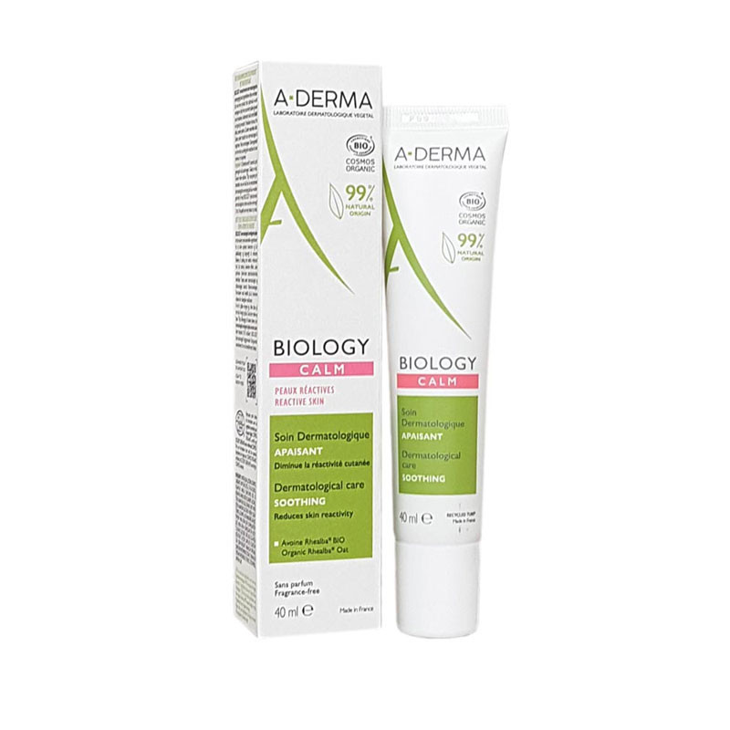 BIOLOGY CALM SOIN DERMATOLOGIQUE APAISANT BIO 40ML A-DERMA