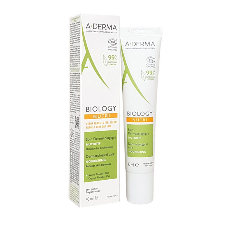 BIOLOGY NUTRI SOIN DERMATOLOGIQUE NUTRITIF BIO 40ML A-DERMA