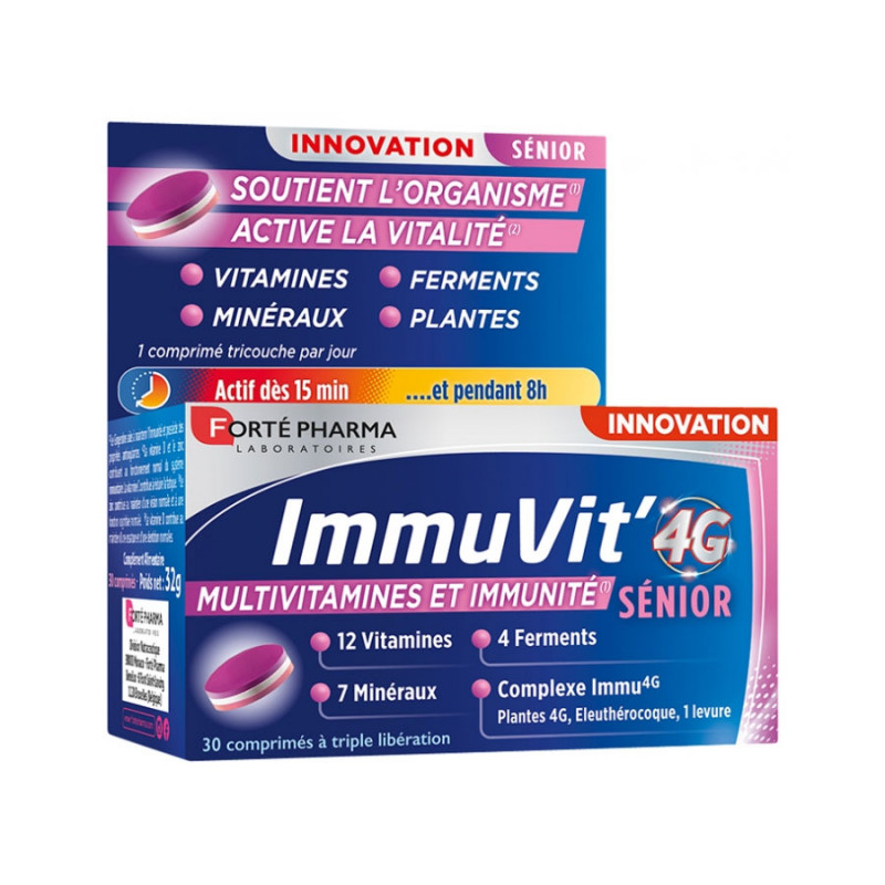 IMMUVIT' 4G SENIOR 30 COMPRIMES FORTE PHARMA