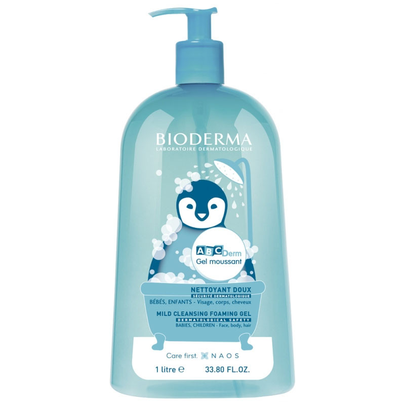 ABCDERM GEL NETTOYANT BIODERMA 1L