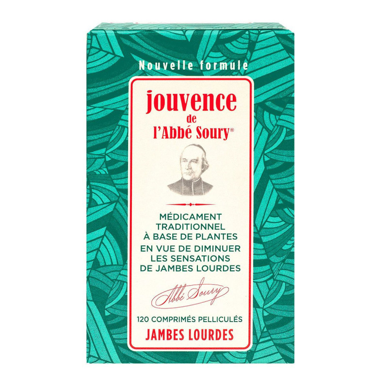 JOUVENCE DE L'ABBE SOURY JAMBES LOURDES 120 COMPRIMES OMEGA PHARMA JOUVENCE DE L'ABBE SOURY JAMBES LOURDES 120 COMPRIMES OMEGA PHARMA