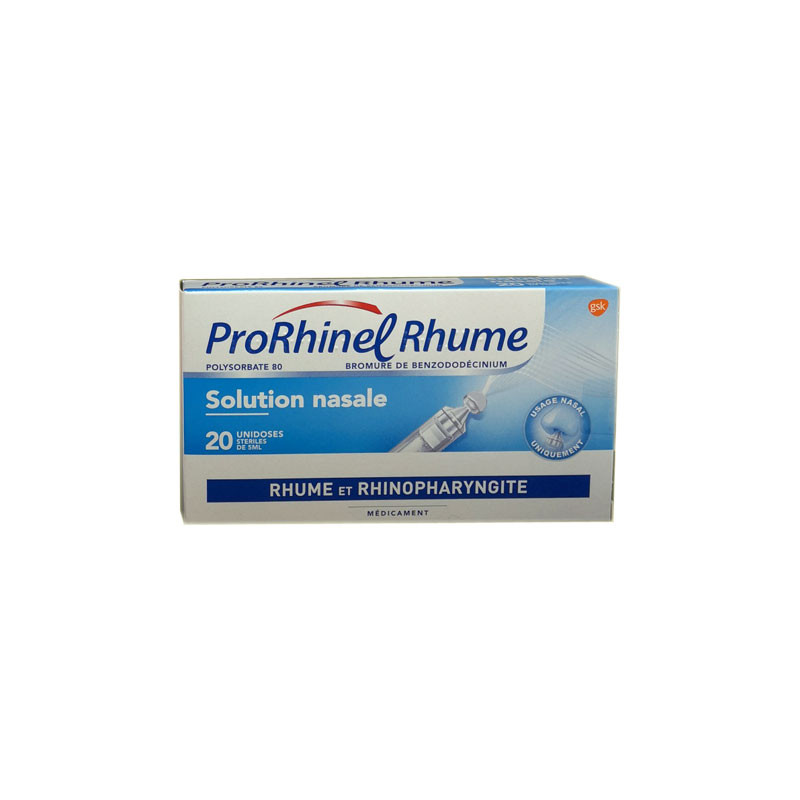 PRORHINEL RHUME SOLUTION NASALE 20 UNIDOSES DE 5ML