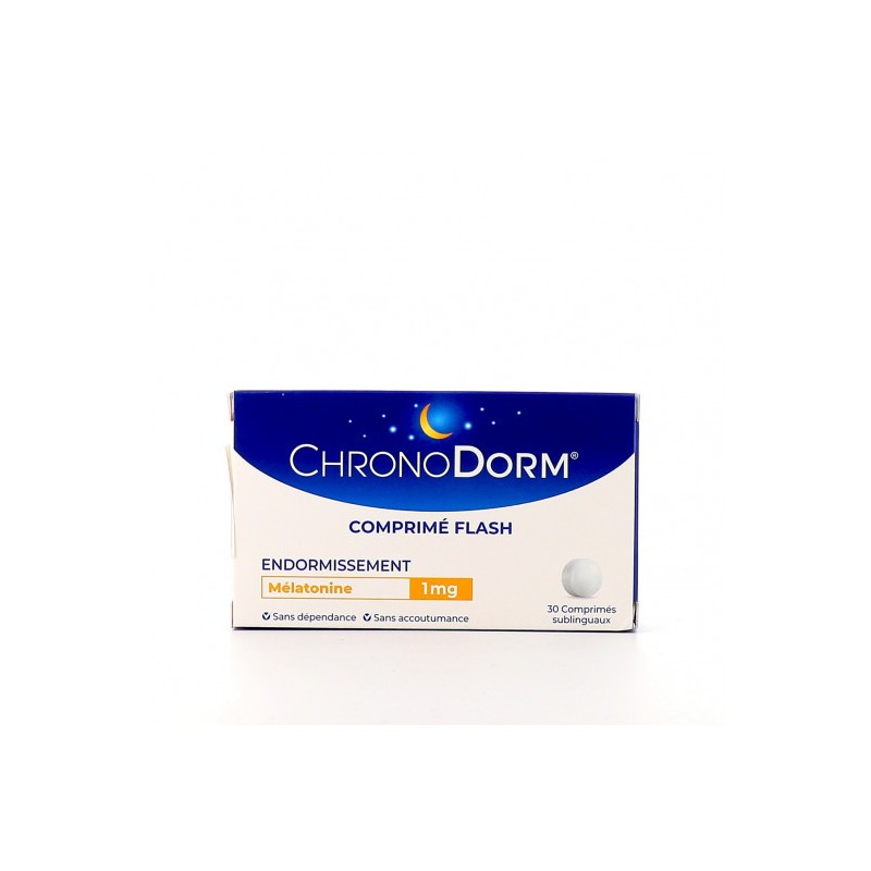 CHRONODORM MELATONINE 1MG 30 COMPRIMES FLASH IPRAD CHRONODORM MELATONINE 1MG 30 COMPRIMES FLASH IPRAD